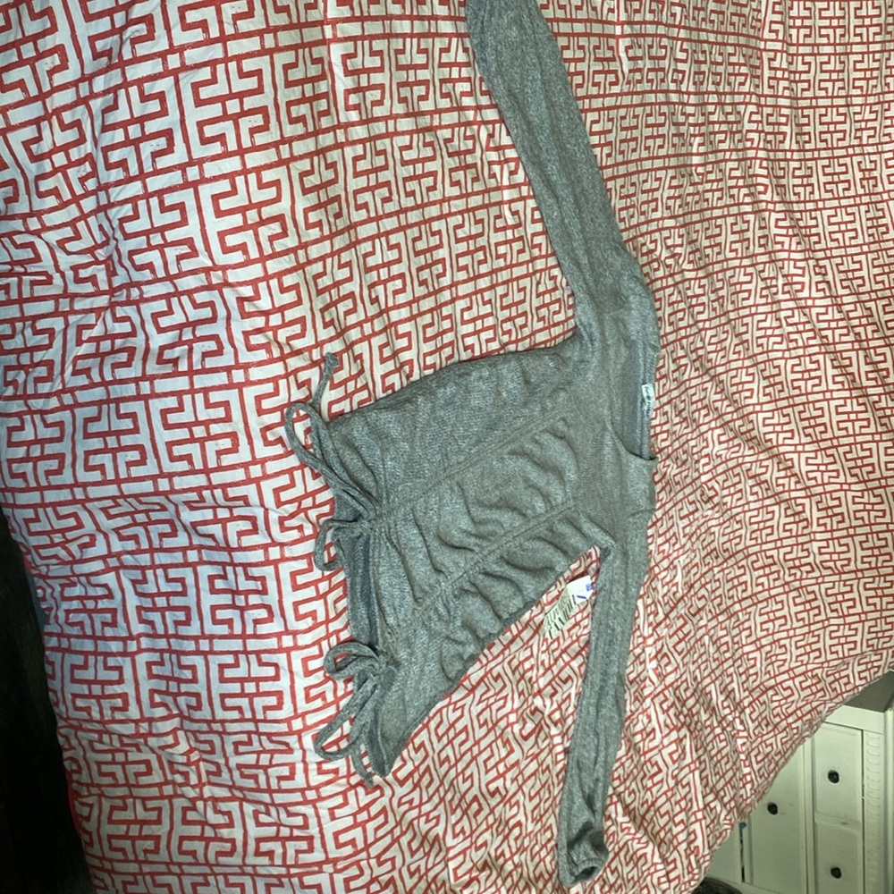 Women’s size large grey sweater dress.